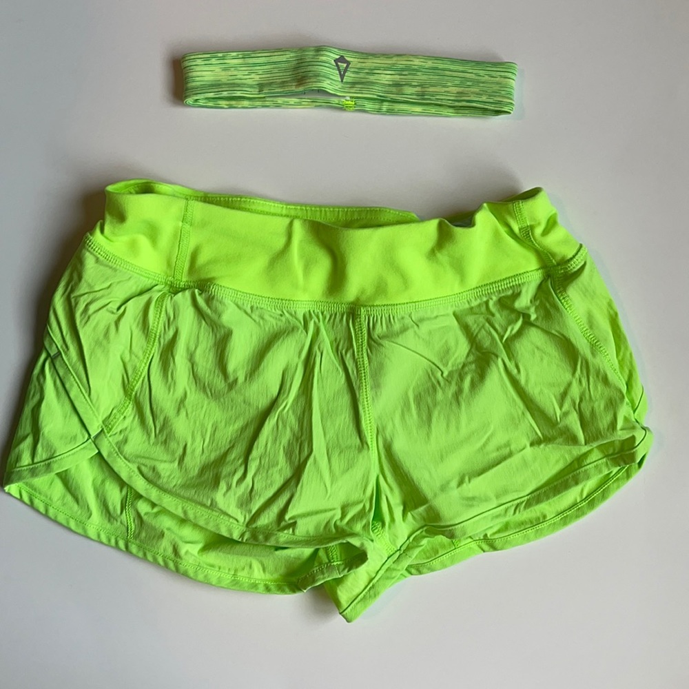 Ivivva by Lululemon Shorts and Matching Headband
